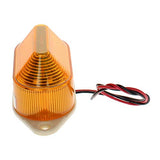 Othmro Bombilla LED de advertencia giratoria intermitente industrial torre de señal sin zumbador 12 V amarillo