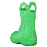 crocs - Botas de Lluvia para niños, Ligeras, Resistentes al Agua, Verde césped, 14 MX M Niñito