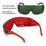 Gafas láser Gafas de seguridad Accesorio industrial Gafas protectoras Luz roja Longitud de onda 650 Luz azul 445 Luz azul púrpura 405 nm para filtro de luz(rojo)