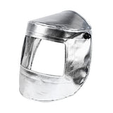 Casco de soldadura de papel de aluminio Capucha de visibilidad PC Lente Soldador Casco de seguridad Casco de soldadura de Gas Sombrero