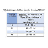 Artromed | Rodillera Mecánica Deportiva Soporte Lateral FormFit para Deporte o Vida Diaria (Chica)