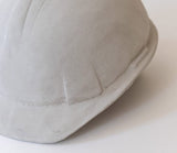 Casco De Obra De Concreto De Tamaño Real - Regalo Para Arquitectos O Ingenieros De 24 Cms De Frente X 12 Cms De Altura - Concreto Real Color Gris Hecho A Mano - 1 pieza de hormigón coleccionable