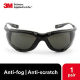 Gafas De Protección 3M Virtua CCS 11873-00000-20, Con Junta De Espuma, Lente Gris Antivaho