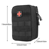 JSBelle MOLLE Rip-Away EMT Medical Primeros Auxilios IFAK Blowout Pouch (Solo Bolsa) (Negro)