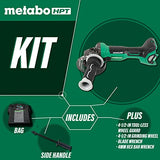 Metabo HPT Amoladora angular sin escobillas de 36 V MultiVolt | 4-1/2 pulgadas | Interruptor deslizante | Solo cuerpo de la herramienta | G3612DAQ6