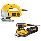 DEWALT Kit Sierra Caladora 660W y Lijadora Orbital 1/4 Pulgadas PAMXAMZKIT2