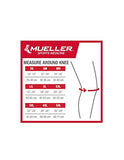 Mueller Sports Medicine Premuim - Rodillera con almohadilla de gel, para hombres y mujeres, color negro, L/XL