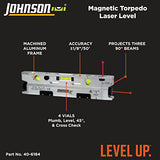 Johnson Level & Tool 40-6184 Torpedo magnético de tres haces láser