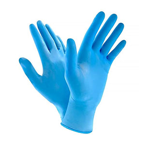 Guantes de nitrilo XL, 100 unidades, sin látex, sin polvo, para limpieza del hogar, restaurante y cocina