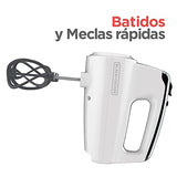 Batidora de mano BLACK+DECKER diseño único aspas en espiral