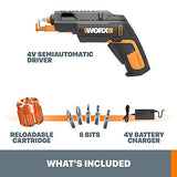 WORX WX255L SD Semi-Automatic Power Screw Driver with Screw Holder