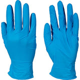 Guantes de nitrilo sin látex, sin polvo, 100 unidades, ASTM 6319 (grande)