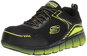 Skechers Zapato de construcción atlético para Hombre, Negro - Lima, 9 US