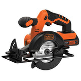 BLACK+DECKER 20V MAX* POWERCONNECT - Sierra circular inalámbrica (BDCCS20C)