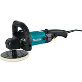 Makita 9237 CX3 7-inch lijadorapolisher-sander de velocidad variable con Kit de pulido