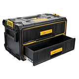 DEWALT ToughSystem - Caja de herramientas 2.0 de dos cajones, 21.8 pulgadas (DWST08320)