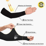 Mangas para Brazos UV,Protectora para Brazo,Mangas de Brazo Seda de Hielo, Manga Protectora para Brazo,Alta Elasticidad Fresco y Transpirable Mangas de Brazo de Verano,para Andar en Bicicleta, Conducir, Pescar, Golf (3 par)