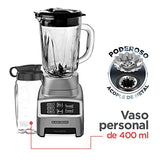 Licuadora Pulverix Digital Black + Decker de 700 Watts con 6 Cuchillas y Jarra de Vidrio BL1840MS-MX