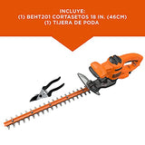 BLACK+DECKER Cortasetos 18 Pulgadas BEHT201K-B3