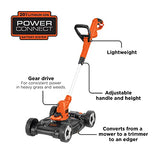 BLACK+DECKER Podadora 3-en-1 con Bordeadora y Desbrozadora Eléctrica de 12 Pulgadas MTE912