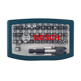 Bosch 2607017359 Juego de puntas para destornillador con Clip de cinturón 32 piezas