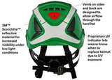 3M™ SecureFit™ Casco de seguridad, X5004VX-ANSI, verde, ventilado