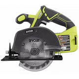 Ryobi - Juego de sierra circular con kit de fuente de alimentación portátil, batería de 18 voltios de 1.5 Ah, cargador de 18 V, bolsa de herramientas Buho y hoja de sierra de 5 1/2 pulgadas, parte del sistema Ryobi ONE+ de herramientas inalámbricas