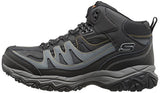 Skechers Holdredge Rebem - Botas de trabajo para hombre, Negro/Carbón, 7.5 US