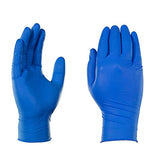 GLOVEWORKS HD Royal Blue - Guantes desechables industriales de nitrilo, 6 mil, sin látex, textura de diamante elevada, grande, caja de 100