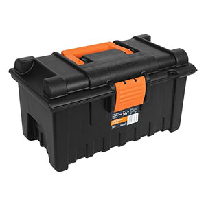 Truper CHA-16N, Caja para herramienta, amplia de 16", color naranja