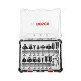 Set de Fresas Mezclado vástago de 1/4" BOSCH, 15pz. BOSCH