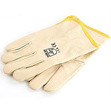 Guantes de trabajo Guantes de Soldador con Aislamiento térmico Protección de Alta Temperatura Protección Laboral Guantes Cortos de Cuero