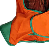 Almencla Capucha de soldadura transpirable, de malla interior lavable gorro de soldadura ajustable a prueba de polvo para soldador, soldadura, naranja XL