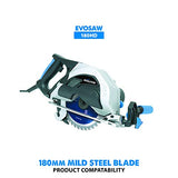 Evolution Power Tools - Hoja de sierra de corte, acero inoxidable