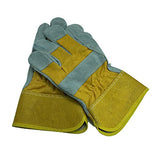 NC - Guantes de trabajo de piel de vacuno para soldadores,