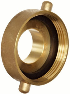Dixon Valve HA2515F Brass Fire Equipment, Hydrant Adapter with Pin Lug, 2-1/2" NST (NH) Female x 1-1/2" NST (NH) Male