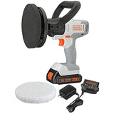 BLACK+DECKER MATRIX - Kit de búfer de 20 V máximo, batería y cargador incluidos, blanco (BCBMT120WC1FF)