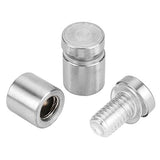 20PCS M12 * 20mm soporte de acero inoxidable tornillo perno accesorios publicidad fijación Pin soporte de vidrio soporte de perno de montaje