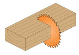 CMT P10080 - Hoja de sierra de melamina con acabado ultra fino (5/8 pulgadas, 25 x 80 dientes)