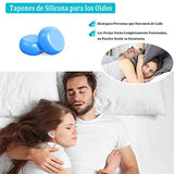 Tapones de Oídos de Dormir, PUBUNUS 12 Unidad Tapones de Oídos de Silicona Moldeables Reutilizables Tapones Auditivos de Cancelación Ruido Bloqueo Sonido 32dB con Caja, para Dormir en Caso de Ronquidos, Nadar, Viajar, Conciertos, Trabajar, Estudiar (12 Un