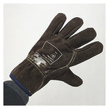 PRMAL Soldador Spot Controladores/Guantes mecánicos Guantes de Trabajo de Cuero de Piel de Vaca 25 cm (10") Longitud TIGNO Guantes de Soldadura Peso Ligero y ampliamente Utilizado