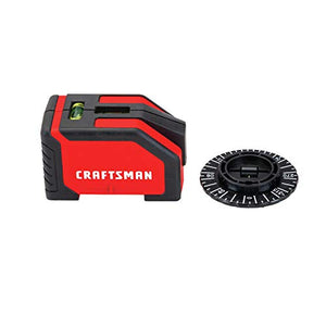 CRAFTSMAN Nivel láser, rango de 10 pies (CMHT77634), rojo