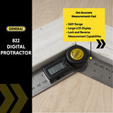 General Tools & Instruments 822 Digital Angle Finder Rule, 5-Inch