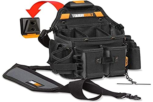 ToughBuilt - Bolsa de herramientas y mochila, se adapta a portátiles de 13  a 17 pulgadas, solapa frontal grande que proporciona un fácil acceso a