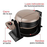 Waflera BLACK+DECKER Giratoria prepara 2 waffles a la vez