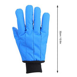 Guantes criogénicos, resistentes al nitrógeno líquido Guantes calientes resistentes a bajas temperaturas para almacenamiento en frío