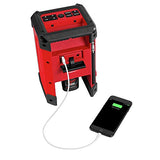 Milwaukee 2951-20 M12 - Altavoz inalámbrico de iones de litio con radio y Bluetooth con cargador integrado (solo herramienta)