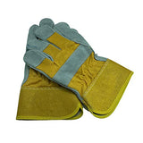 NC - Guantes de trabajo de piel de vacuno para soldadores,