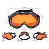 Cloudray Gafas de seguridad láser 355nm 532nm Protección anti láser Gafas de nieve OD6 + CE Gafas protectoras para máquina de grabado de corte láser UV y verde Estilo B