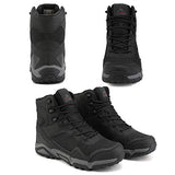 NORTIV 8 - Botas Impermeables para Hombre JS19005M Negro/5 9.5 US